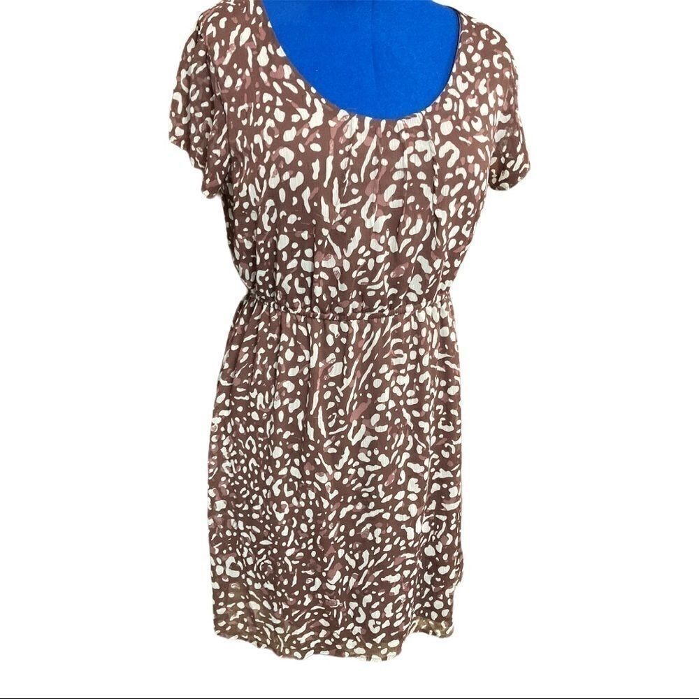 MERONA,Dress, Brownish/Purple, Size L,Cap Sleeves‎